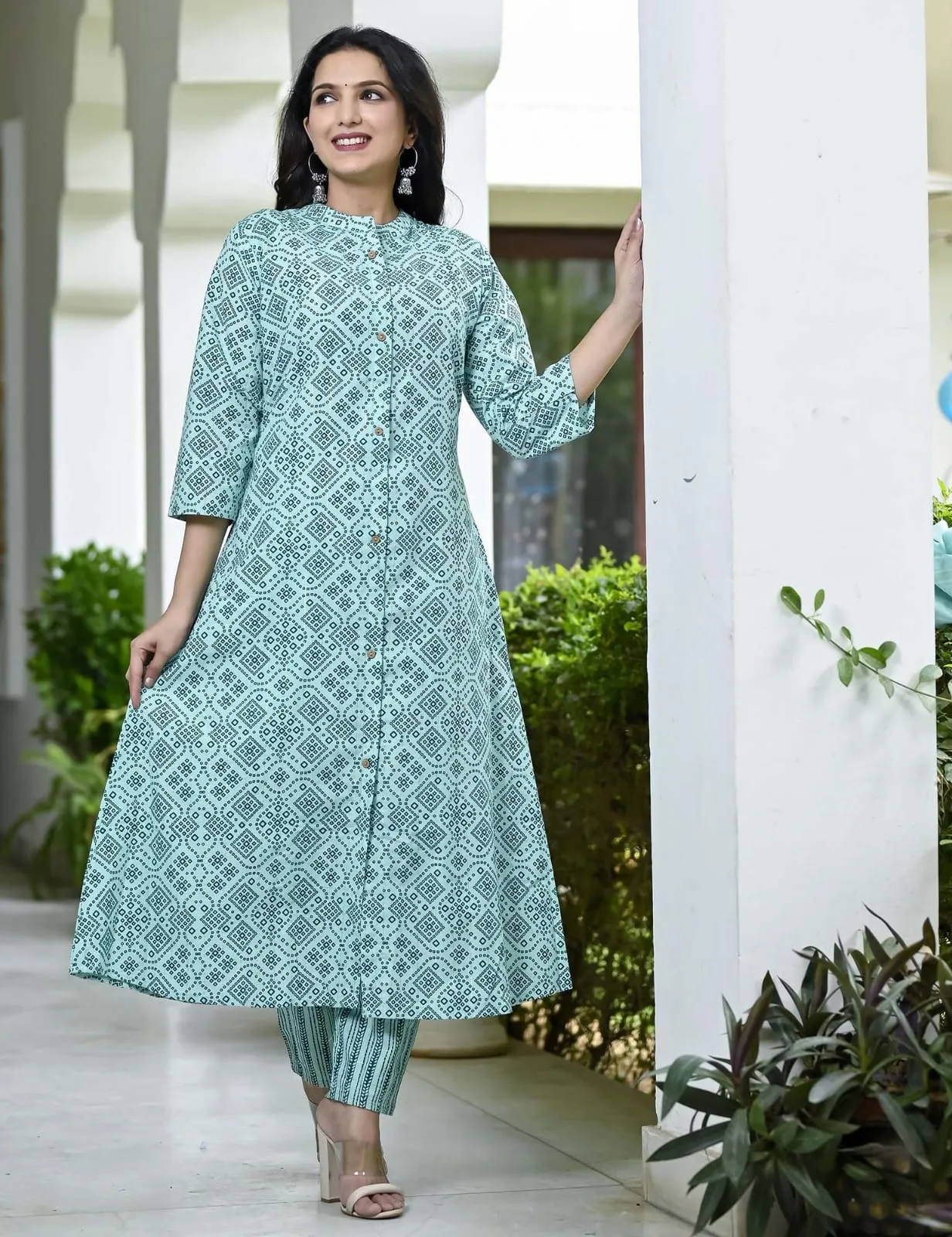 Beautiful Designer Cotton Kurti Pant With Dupatta