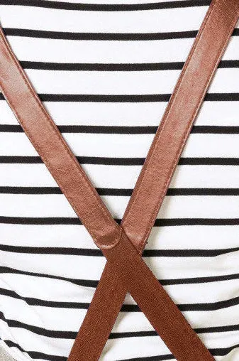 CARLTON - PU Leatherette Strap with Lobster Clip