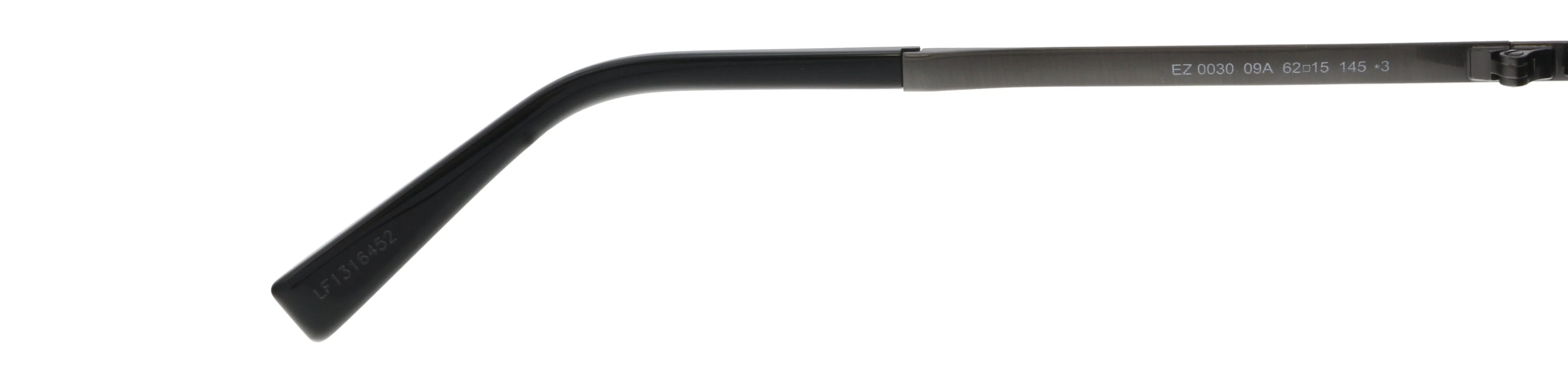 Ermenegildo Zegna EZ0030/S 09A Black/Grey Aviator Sunglasses