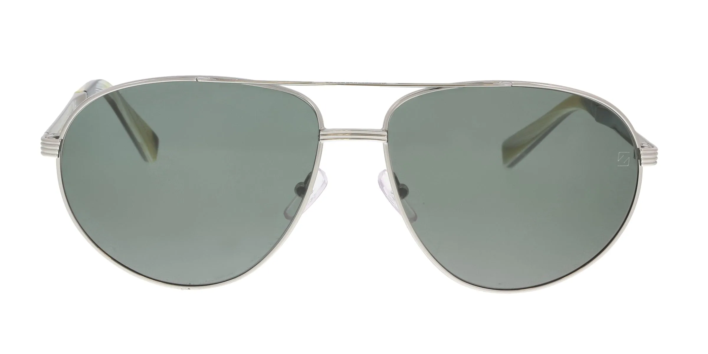 Ermenegildo Zegna EZ0030/S 15N Silver Aviator Sunglasses
