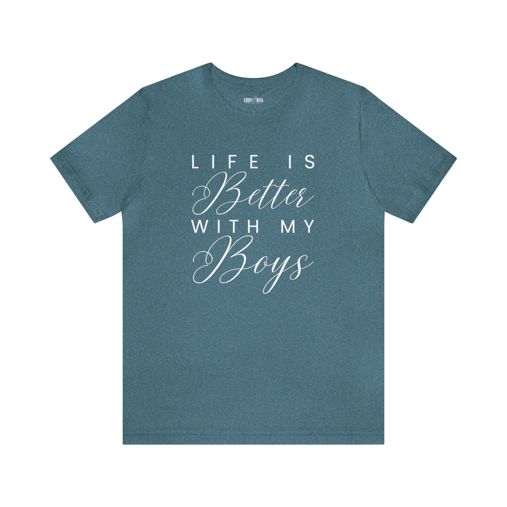 Life is Better with My Boys Women's Tee - Comfortable and Stylish Shirt for Moms