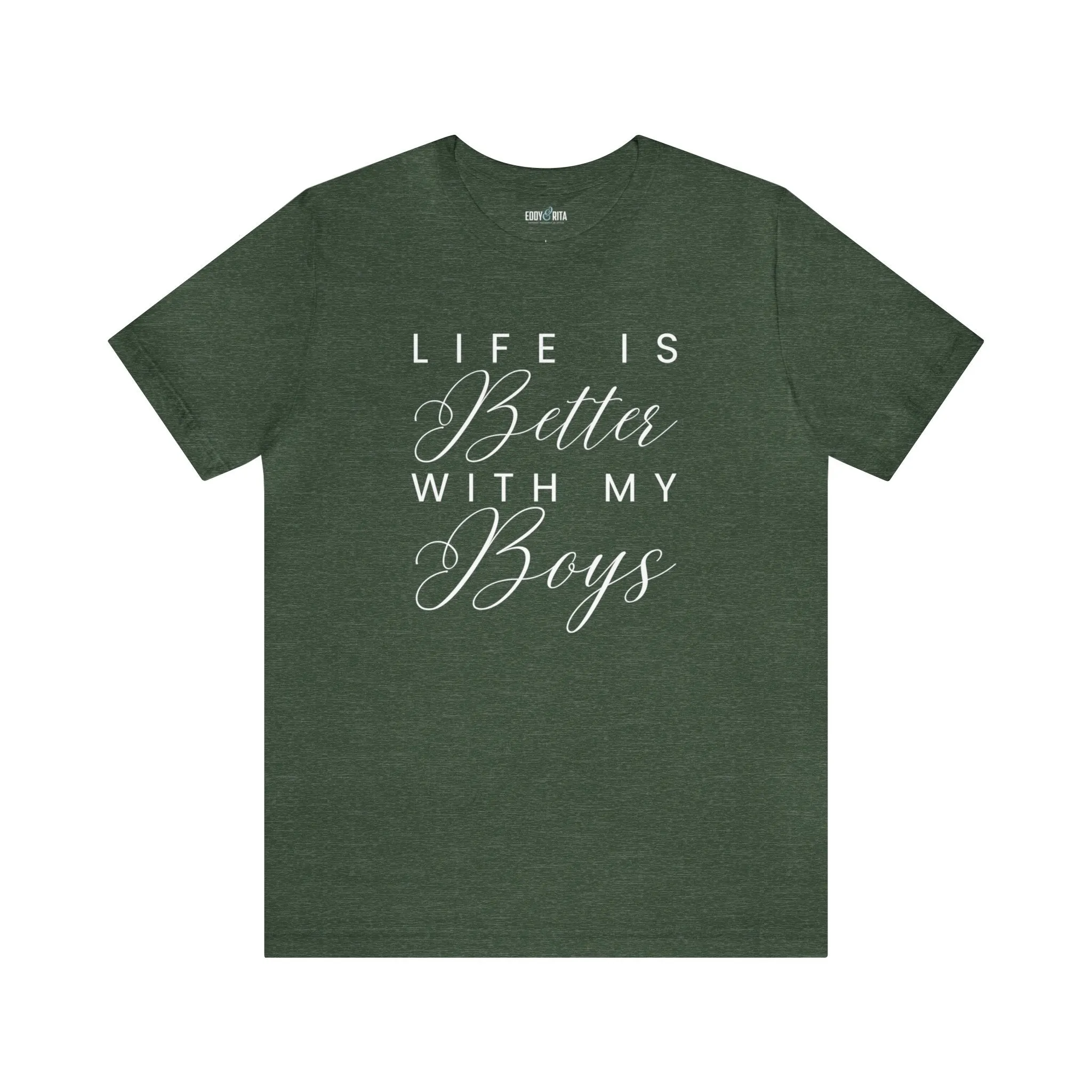 Life is Better with My Boys Women's Tee - Comfortable and Stylish Shirt for Moms