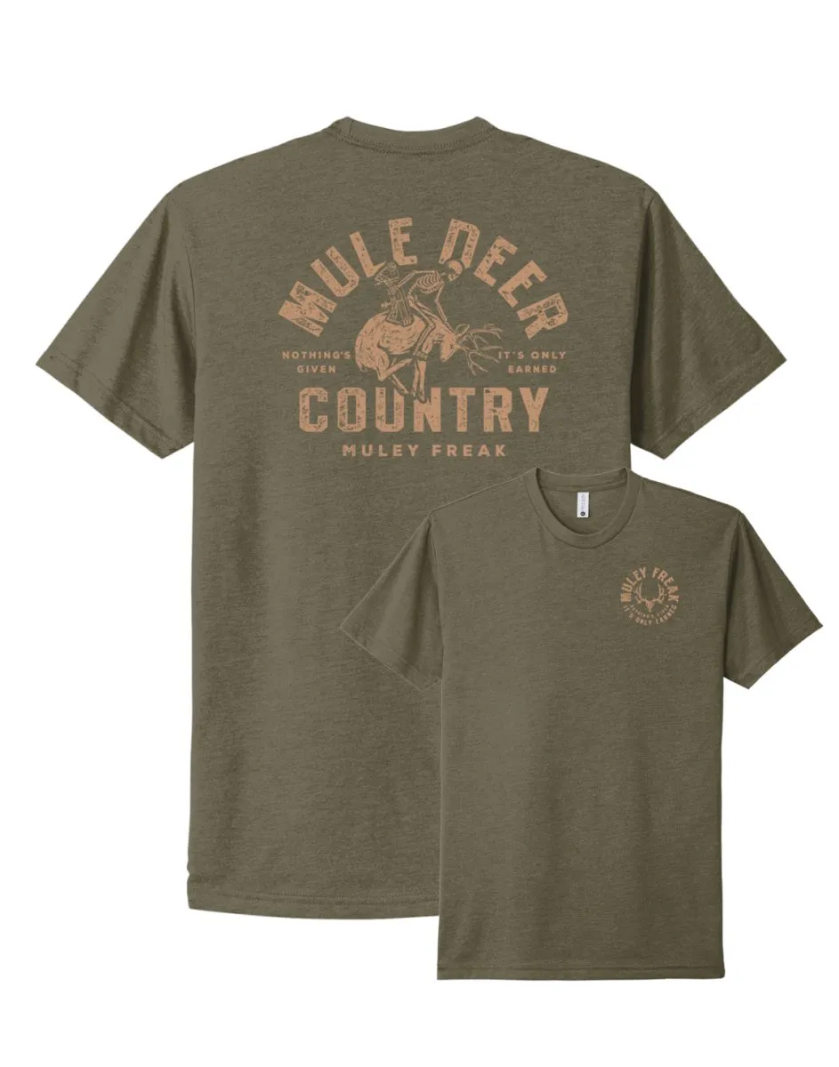 Mule Deer Country Buckin' Tee