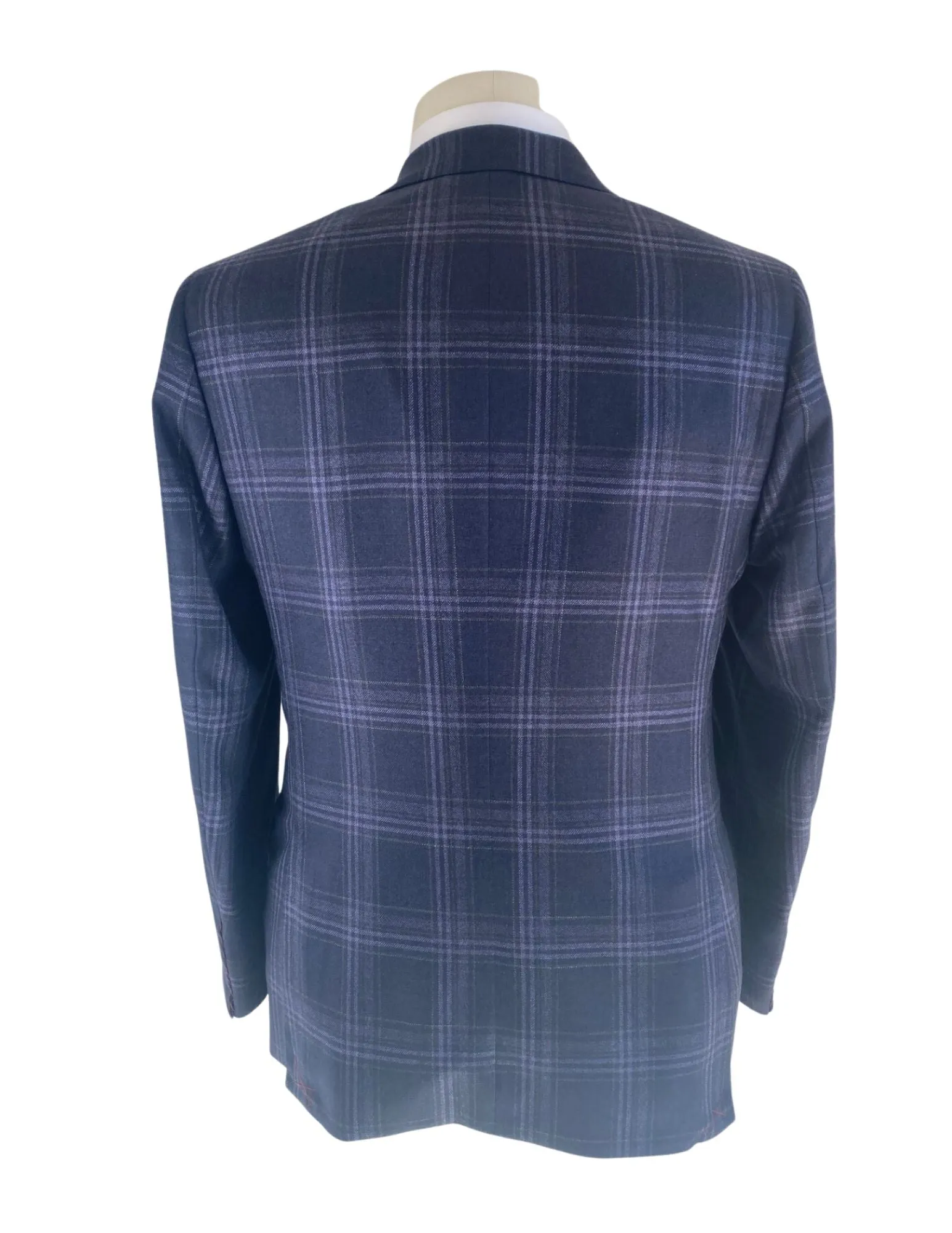 Navy and Violet Windowpane Sportcoat