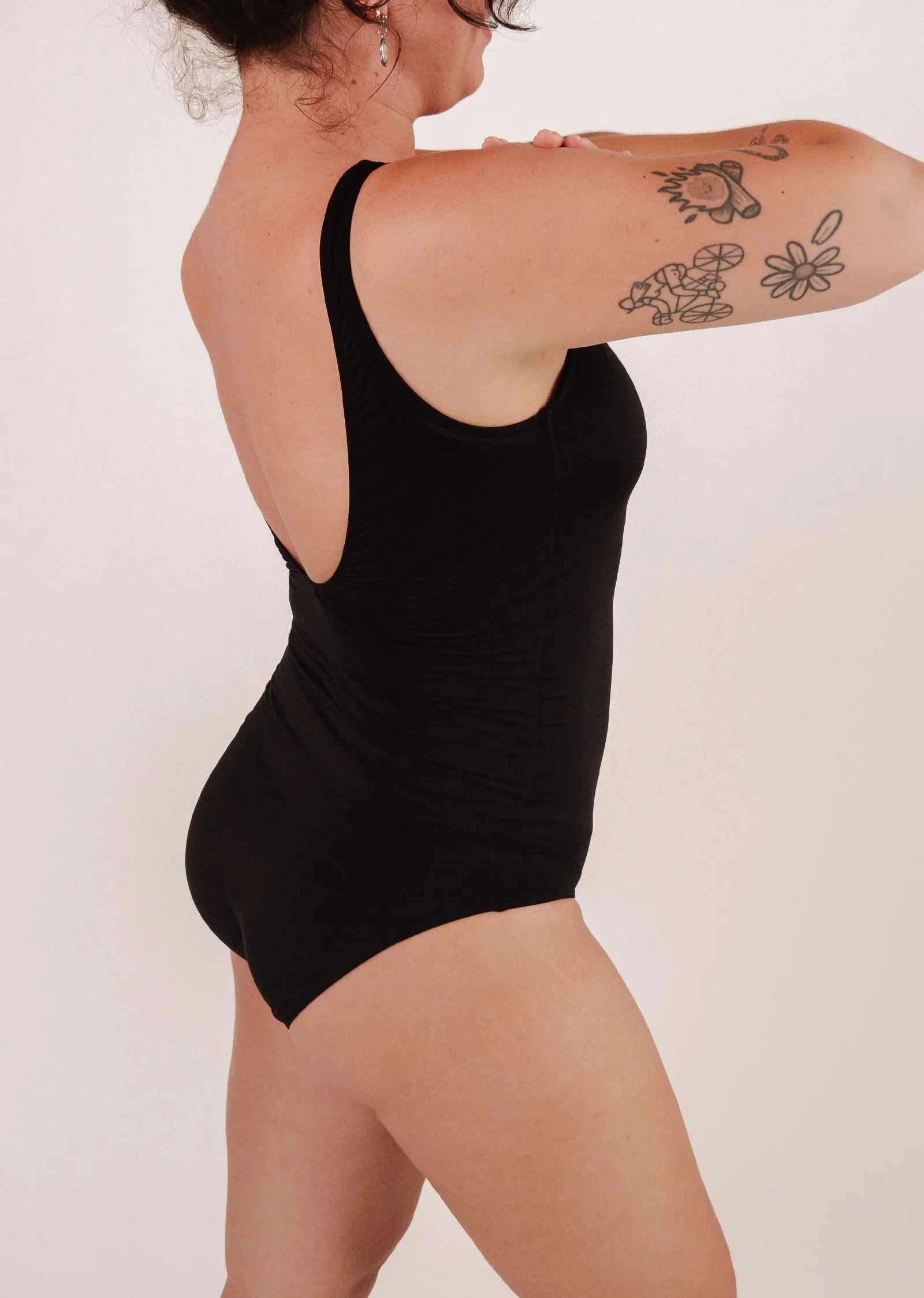 Tamarindo Black One-Piece Swimsuit