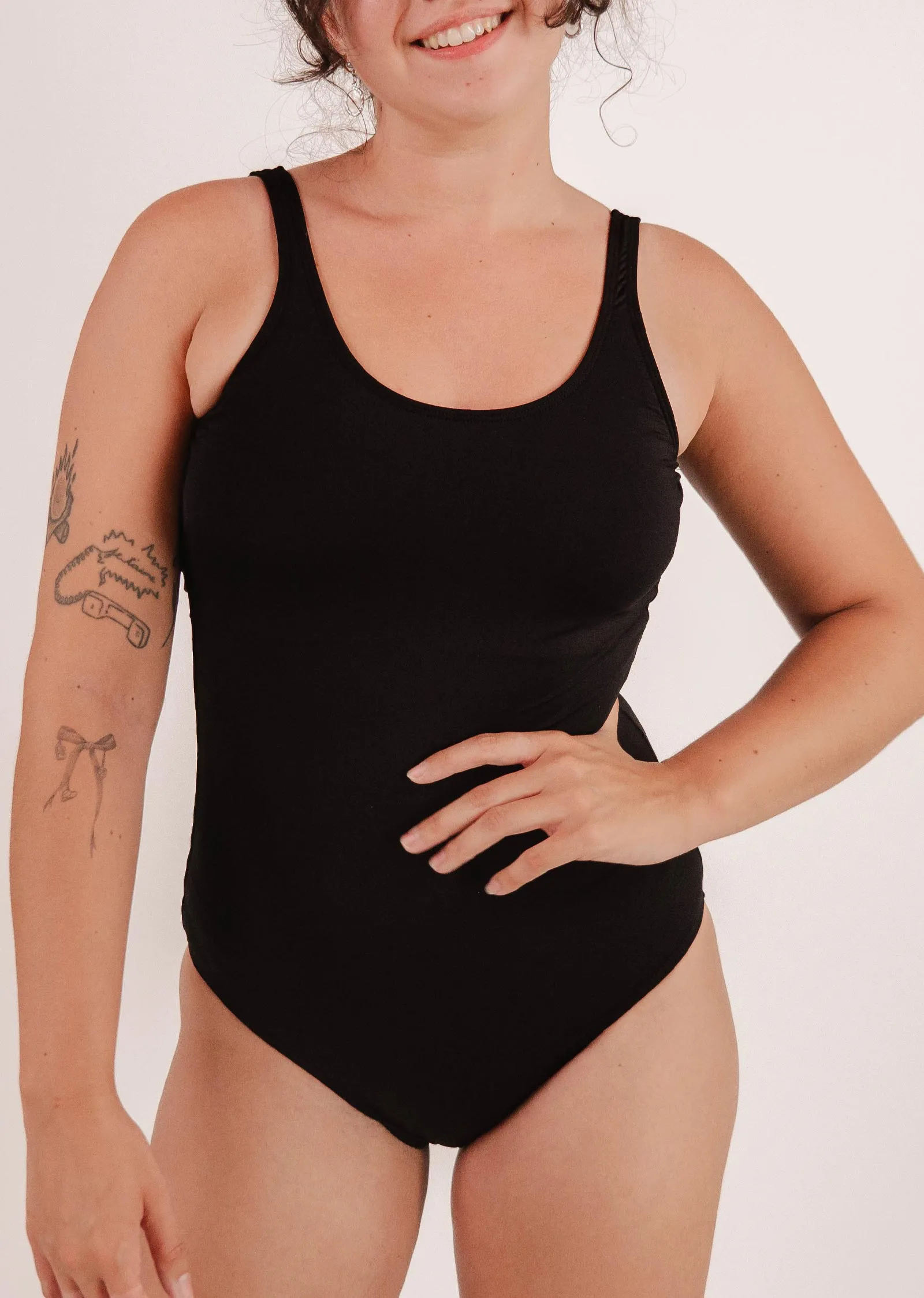 Tamarindo Black One-Piece Swimsuit