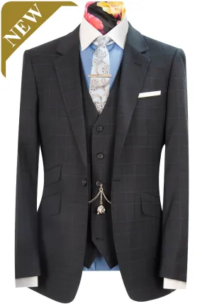 The Orwell Navy Check Suit
